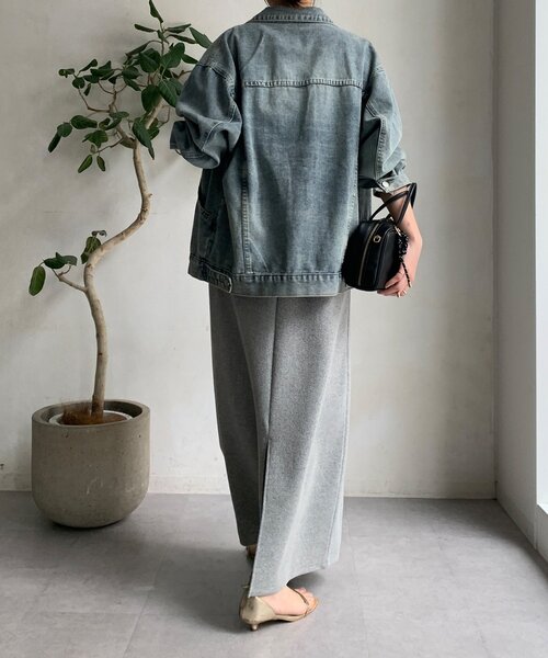 DouDou(ドゥドゥ)の「オーバーサイズデニムジャケット(その他アウター・レディース・インディゴブルー・FREE)」の6枚目の写真