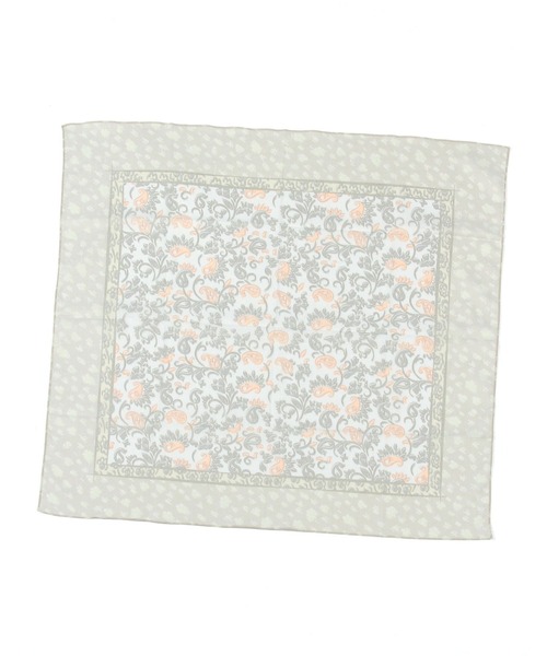 studio CLIP(スタディオクリップ)の「大判パネル柄スカーフ(ストール/ショール・レディース・ネイビー/ベージュ・FREE)」の12枚目の写真