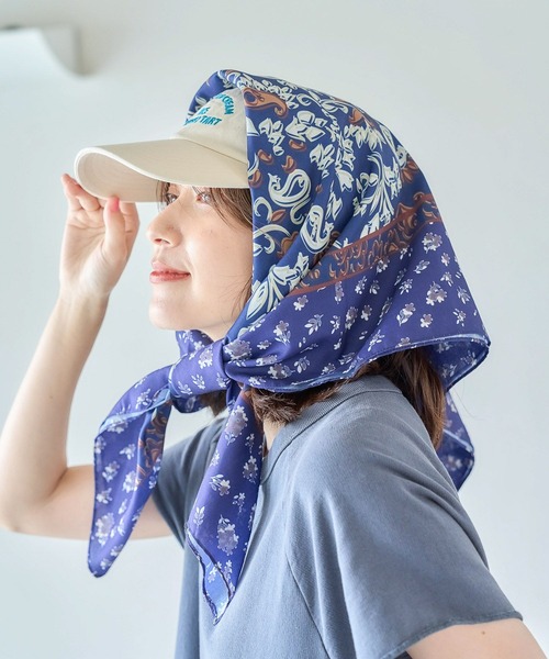 セール】大判パネル柄スカーフ（ストール/ショール）｜studio CLIP