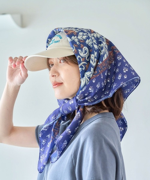 セール】大判パネル柄スカーフ（ストール/ショール）｜studio CLIP