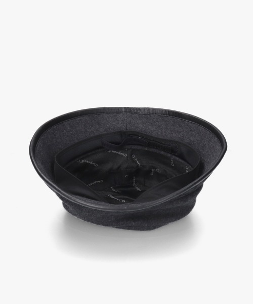 Chapeau d' O（シャポードオー）の「Chapeau d' O  Race Brim Beaver Cloche / シャポードオー（ハット・レディース・ライトベージュ/ダークグレー/ベージュ・M/57.5cm）」の10枚目の写真