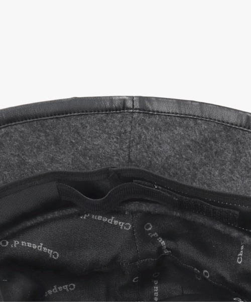 Chapeau d' O（シャポードオー）の「Chapeau d' O  Race Brim Beaver Cloche / シャポードオー（ハット・レディース・ライトベージュ/ダークグレー/ベージュ・M/57.5cm）」の11枚目の写真