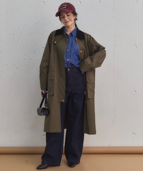 Doux archives（ドゥアルシーヴ）の「ハンティングコート（その他アウター・レディース・ベージュ/カーキ・38）」の4枚目の写真