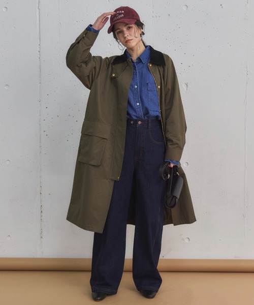 Doux archives（ドゥアルシーヴ）の「ハンティングコート（その他アウター・レディース・ベージュ/カーキ・38）」の12枚目の写真