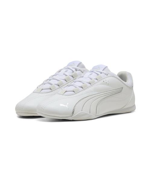 PUMA(プーマ)の「PUMA プーマ ウィメンズ プーマ キャッチ ソレイユ スニーカー(スニーカー・レディース・ホワイト×ゴールド/ホワイト×シルバー/ブラック×シルバー・22.0cm/23.5cm/23.0cm/22.5cm/24.0cm/25.5cm/25.0cm/24.5cm/26.0cm)」の4枚目の写真