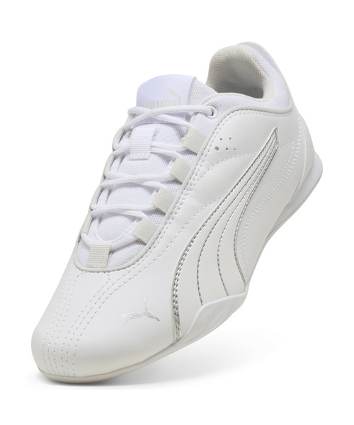 PUMA(プーマ)の「PUMA プーマ ウィメンズ プーマ キャッチ ソレイユ スニーカー(スニーカー・レディース・ホワイト×ゴールド/ホワイト×シルバー/ブラック×シルバー・22.0cm/23.5cm/23.0cm/22.5cm/24.0cm/25.5cm/25.0cm/24.5cm/26.0cm)」の8枚目の写真