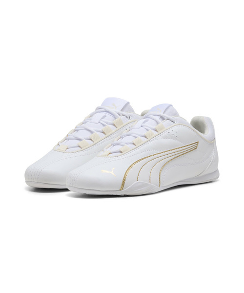 PUMA(プーマ)の「PUMA プーマ ウィメンズ プーマ キャッチ ソレイユ スニーカー(スニーカー・レディース・ホワイト×ゴールド/ホワイト×シルバー/ブラック×シルバー・22.0cm/23.5cm/23.0cm/22.5cm/24.0cm/25.5cm/25.0cm/24.5cm/26.0cm)」の14枚目の写真