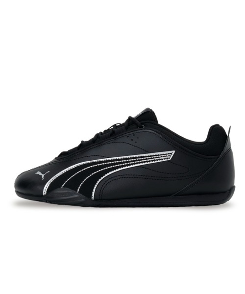 PUMA(プーマ)の「PUMA プーマ ウィメンズ プーマ キャッチ ソレイユ スニーカー(スニーカー・レディース・ホワイト×ゴールド/ホワイト×シルバー/ブラック×シルバー・22.0cm/23.5cm/23.0cm/22.5cm/24.0cm/25.5cm/25.0cm/24.5cm/26.0cm)」の3枚目の写真