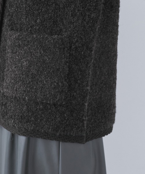 ROPE' PICNIC（ロペピクニック）の「ループ編みニットカーディガン（カーディガン/ボレロ・レディース・チャコールグレー/キナリ/ネイビー・FREE）」の17枚目の写真