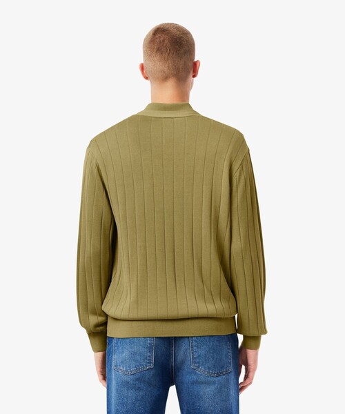 LACOSTE（ラコステ）の「ハイゲージリブニットカーディガン（カーディガン/ボレロ・メンズ・ホワイト・2/4/3/5）」の7枚目の写真