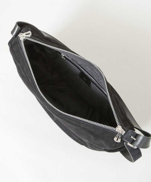 ITTI（イッチ）の「ITTI/別注 ANNIE MOON BAG / suede（ショルダーバッグ・メンズ・ブラウン/ブラック・FREE）」の10枚目の写真