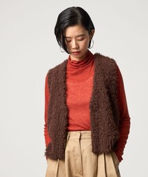 CITEN | ＜CITEN＞シャギーニットベスト(ベスト)