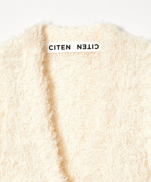 CITEN（シテン）の「＜CITEN＞シャギーニットベスト（ベスト・レディース・ダークブラウン/ネイビー/オフホワイト・FREE）」の22枚目の写真