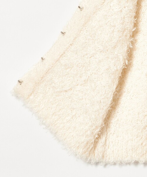 CITEN（シテン）の「＜CITEN＞シャギーニットベスト（ベスト・レディース・ダークブラウン/ネイビー/オフホワイト・FREE）」の16枚目の写真