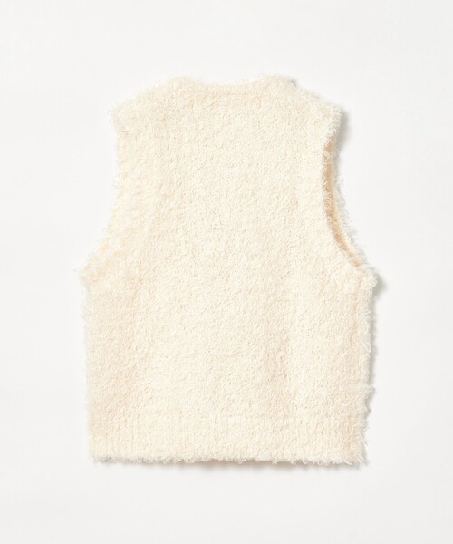 CITEN（シテン）の「＜CITEN＞シャギーニットベスト（ベスト・レディース・ダークブラウン/ネイビー/オフホワイト・FREE）」の15枚目の写真