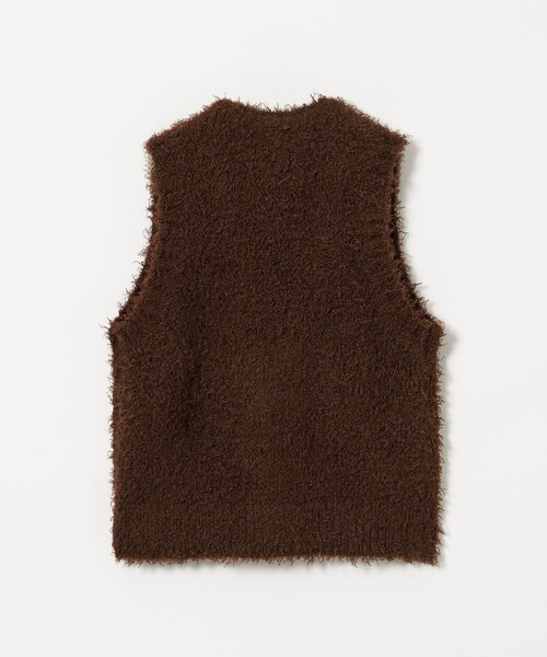 CITEN（シテン）の「＜CITEN＞シャギーニットベスト（ベスト・レディース・ダークブラウン/ネイビー/オフホワイト・FREE）」の13枚目の写真