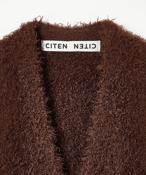 CITEN（シテン）の「＜CITEN＞シャギーニットベスト（ベスト・レディース・ダークブラウン/ネイビー/オフホワイト・FREE）」の12枚目の写真