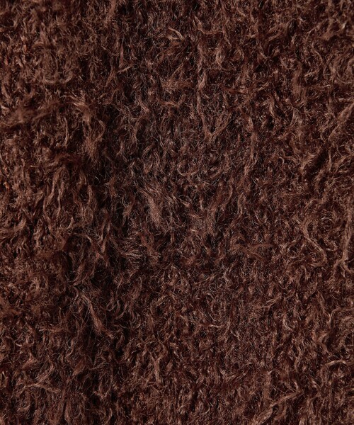 CITEN（シテン）の「＜CITEN＞シャギーニットベスト（ベスト・レディース・ダークブラウン/ネイビー/オフホワイト・FREE）」の11枚目の写真