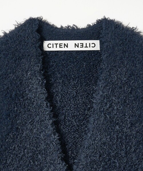 CITEN（シテン）の「＜CITEN＞シャギーニットベスト（ベスト・レディース・ダークブラウン/ネイビー/オフホワイト・FREE）」の7枚目の写真