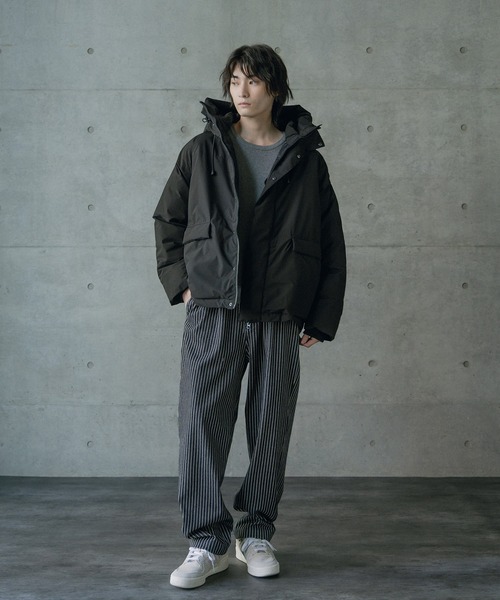 RATTLE TRAP(ラトルトラップ)の「ストレッチヒッコリーワンタックワイドテーパードパンツ(その他パンツ・メンズ・ブラック/ネイビー・M/L)」の18枚目の写真