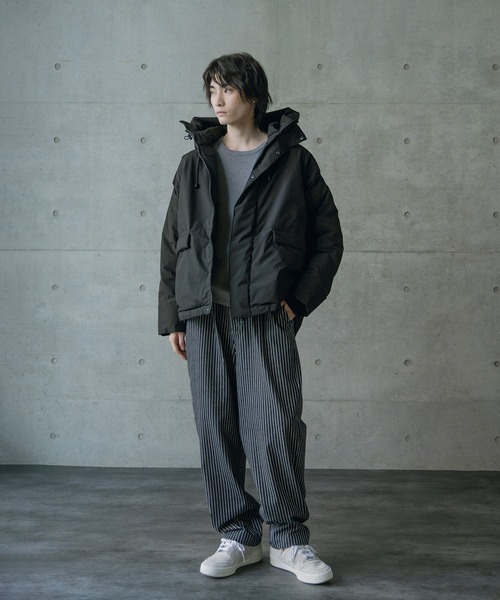 RATTLE TRAP(ラトルトラップ)の「ストレッチヒッコリーワンタックワイドテーパードパンツ(その他パンツ・メンズ・ブラック/ネイビー・M/L)」の19枚目の写真