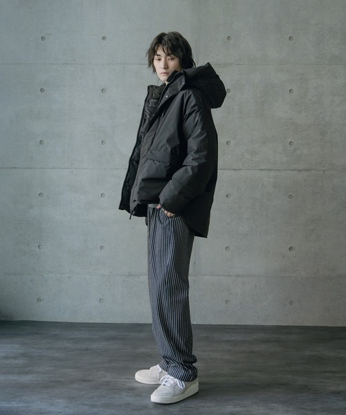 RATTLE TRAP(ラトルトラップ)の「ストレッチヒッコリーワンタックワイドテーパードパンツ(その他パンツ・メンズ・ブラック/ネイビー・M/L)」の20枚目の写真