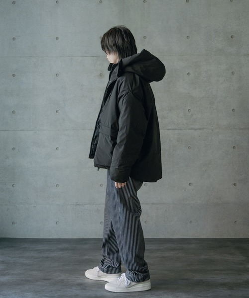 RATTLE TRAP(ラトルトラップ)の「ストレッチヒッコリーワンタックワイドテーパードパンツ(その他パンツ・メンズ・ブラック/ネイビー・M/L)」の21枚目の写真