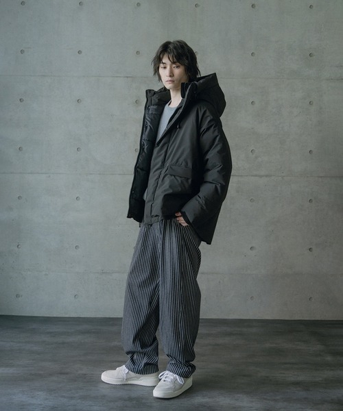 RATTLE TRAP(ラトルトラップ)の「ストレッチヒッコリーワンタックワイドテーパードパンツ(その他パンツ・メンズ・ブラック/ネイビー・M/L)」の22枚目の写真
