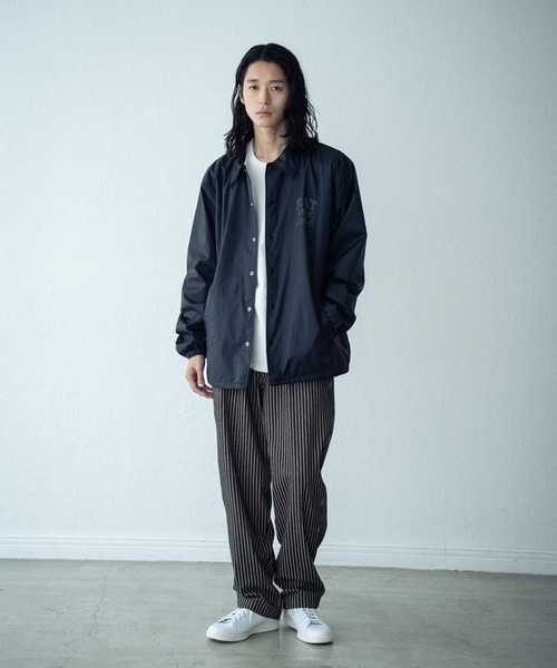 RATTLE TRAP(ラトルトラップ)の「ストレッチヒッコリーワンタックワイドテーパードパンツ(その他パンツ・メンズ・ブラック/ネイビー・M/L)」の12枚目の写真