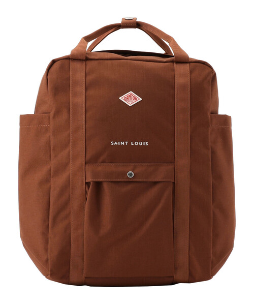 DANTON(ダントン)の「CORDURA CANVAS SQUARE RUCKSACK〈SAINT LOUIS〉(バックパック/リュック・レディース・ダークグレー/ブルー系その他/ブラウン系その他/ブラック/グレイッシュベージュ/オフホワイト・-)」の5枚目の写真
