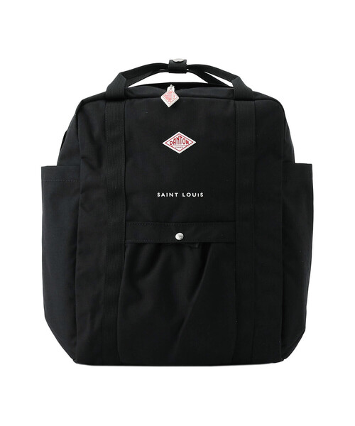 DANTON(ダントン)の「CORDURA CANVAS SQUARE RUCKSACK〈SAINT LOUIS〉(バックパック/リュック・レディース・ダークグレー/ブルー系その他/ブラウン系その他/ブラック/グレイッシュベージュ/オフホワイト・-)」の7枚目の写真