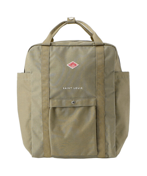 DANTON(ダントン)の「CORDURA CANVAS SQUARE RUCKSACK〈SAINT LOUIS〉(バックパック/リュック・レディース・ダークグレー/ブルー系その他/ブラウン系その他/ブラック/グレイッシュベージュ/オフホワイト・-)」の21枚目の写真