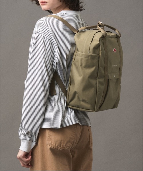 DANTON(ダントン)の「CORDURA CANVAS SQUARE RUCKSACK〈SAINT LOUIS〉(バックパック/リュック・レディース・ダークグレー/ブルー系その他/ブラウン系その他/ブラック/グレイッシュベージュ/オフホワイト・-)」の18枚目の写真