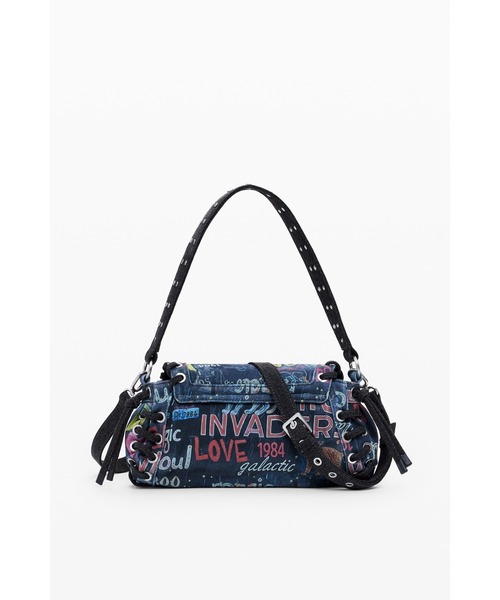 Desigual（デシグアル）の「グラフィティプリントバゲット ストリートミニショルダーバッグ（ショルダーバッグ・レディース・マルチ・FREE）」の6枚目の写真