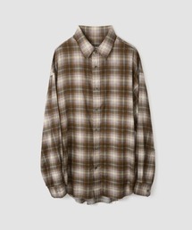 JOHN MASON SMITH | JOHN MASON SMITH COTTON RAYON SILK PRINT CHECK REGULAR SHIRT (25WSH-#914SC)(シャツ/ブラウス)
