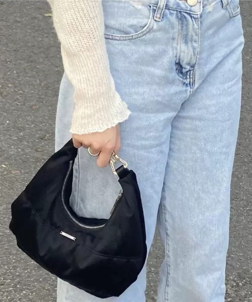 DEVICE(デバイス)の「ラウンド メタルパーツ 2WAY ハンドバッグ(ハンドバッグ・レディース・ブラック・FREE)」の9枚目の写真