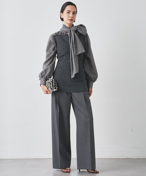 Whim Gazette ボウブラウス美品 Whim Gazette｜DENIMボウブラウス | Rakuten Fashion(楽天