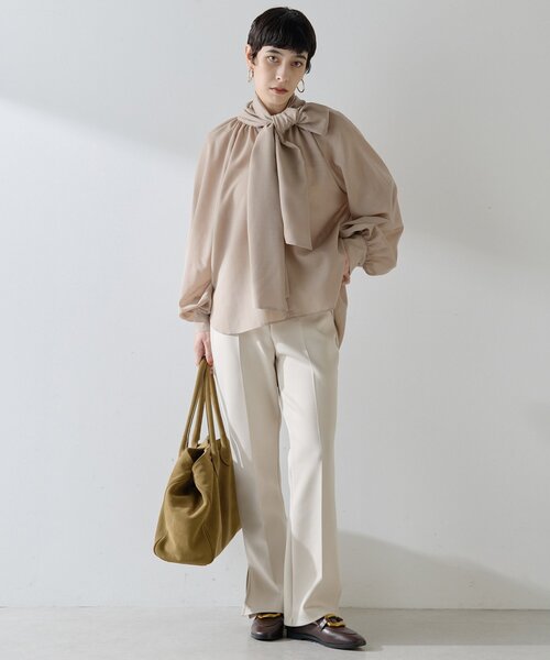 Whim Gazette　ウィムガゼット　25SSボウタイブラウス Whim Gazette｜ウィムガゼットのシャツ/ブラウス（ボウタイ襟