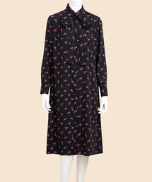 BROOKS BROTHERS（ブルックスブラザーズ）の「ポリエステル　フェザントプリント　ソフトシャツワンピース（ワンピース）」