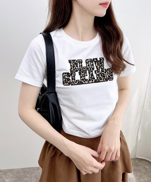 INGNI(イング)の「サイドギャザー貼付ロゴTシャツ(Tシャツ/カットソー・レディース・ホワイト系その他7/ブラック系その他3/ホワイト系1/ブラック系・M)」の14枚目の写真
