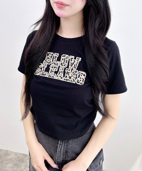 INGNI(イング)の「サイドギャザー貼付ロゴTシャツ(Tシャツ/カットソー・レディース・ホワイト系その他7/ブラック系その他3/ホワイト系1/ブラック系・M)」の18枚目の写真