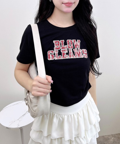INGNI(イング)の「サイドギャザー貼付ロゴTシャツ(Tシャツ/カットソー・レディース・ホワイト系その他7/ブラック系その他3/ホワイト系1/ブラック系・M)」の22枚目の写真