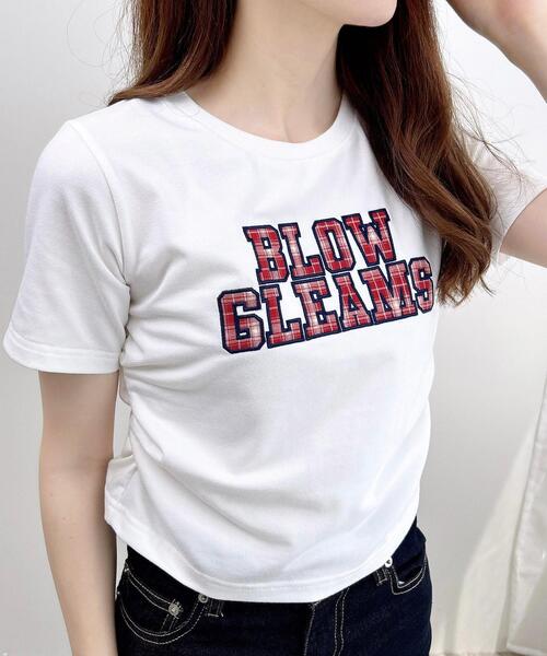 INGNI(イング)の「サイドギャザー貼付ロゴTシャツ(Tシャツ/カットソー・レディース・ホワイト系その他7/ブラック系その他3/ホワイト系1/ブラック系・M)」の9枚目の写真