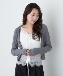 RAY CASSIN | レイヤードレースカーディガン(カーディガン/ボレロ)