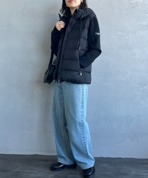 TATRAS（タトラス）の「[TATRAS/タトラス] KEITIE ニットコンビダウンジャケット（ダウンジャケット/コート・レディース・ブラック・2/3/1/4）」の2枚目の写真