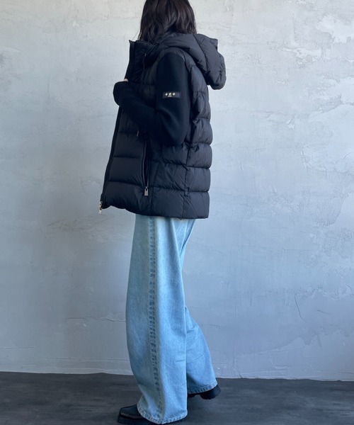 TATRAS（タトラス）の「[TATRAS/タトラス] KEITIE ニットコンビダウンジャケット（ダウンジャケット/コート・レディース・ブラック・2/3/1/4）」の10枚目の写真