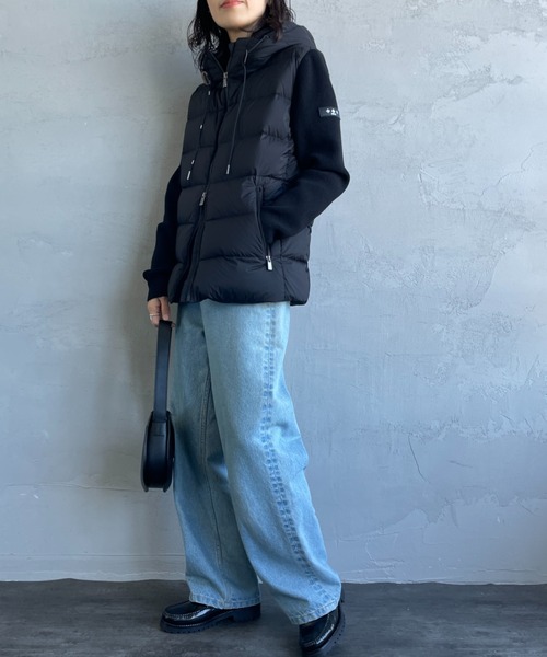 TATRAS（タトラス）の「[TATRAS/タトラス] KEITIE ニットコンビダウンジャケット（ダウンジャケット/コート・レディース・ブラック・2/3/1/4）」の17枚目の写真