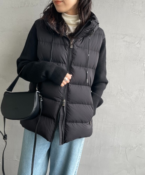 TATRAS（タトラス）の「[TATRAS/タトラス] KEITIE ニットコンビダウンジャケット（ダウンジャケット/コート・レディース・ブラック・2/3/1/4）」の18枚目の写真