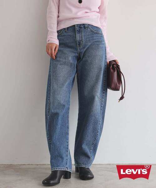 SLOBEIENAリーバイス別注BAGGYDADBARRELLEG 25サイズ Levi's/リーバイス SLOBE別注 BAGGY DAD BARREL デニムパンツ