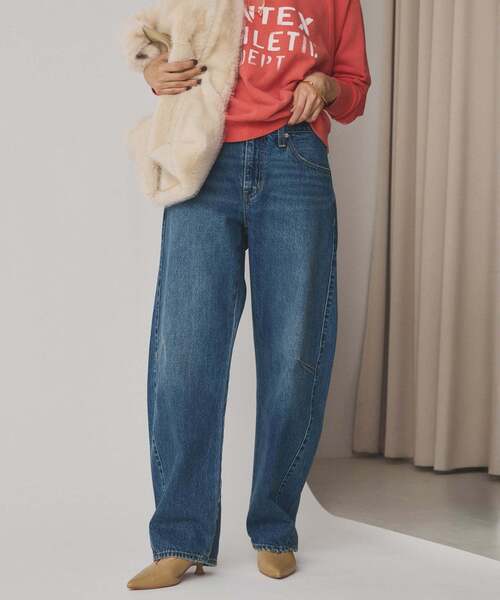 Levi's(リーバイス)の「Levi’s/リーバイス SLOBE別注 BAGGY DAD BARREL デニムパンツ(デニムパンツ・レディース・ブルー・23cm/24cm/25cm/26cm/27cm/28cm)」の14枚目の写真